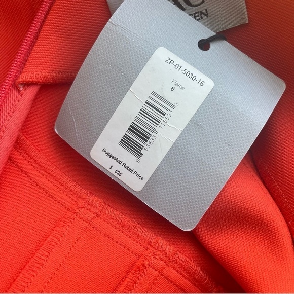 NWT Zac Posen Tangerine Sleeveless Fit and Flare Dress - Picture 4 of 4